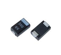 Accessori elettronici 10 pz SMD 6.3 V 330 UF Condensatore Tantalio Basso ESR 330 UF 4TPB330M 7343 Può Sostituire OE128 OE907 0.8 in Magazzino Dispositivi elettronici
