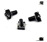 Accessori elettronici 100 pezzi 6 * 6 * 4,1~11,5 mm interruttore tattile 4 pin patch micro interruttore pulsante interruttore chiave interruttore induzione pulsante tattile serie 6x6 Dispositivi ele