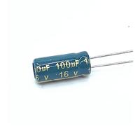 Accessori elettronici 100pcs 100uf16V Condensatore elettrolitico in alluminio ad alta frequenza a bassa ESR/impedenza Size5 * 11mm 16V 100uf Dispositivi elettronici
