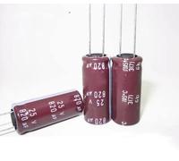 Accessori elettronici 100PCS-20PCS 25V820uf Condensatore elettrolitico originale radiale 820UF 25V 10x20mm Dispositivi elettronici (Size : One Size)
