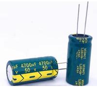 Accessori elettronici 100pcs-20pcs 4700uF 50V 18 * 35mm Condensatore elettrolitico 50v 4700uf Condensatori elettrolitici 105 centigradi Dispositivi elettronici (Size : 50pcs)