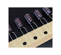 Accessori elettronici 100pcs 220uF 10V Nippon NCC KY Series 6.3x11mm Condensatore elettrolitico in alluminio a bassa ESR 10V220uF Dispositivi elettronici