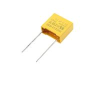 Accessori elettronici 10pcs 100nF 104 Condensatore X2 Condensatore 275VAC Passo 10mm X2 275V Condensatore film in polipropilene 0.1uF Dispositivi elettronici