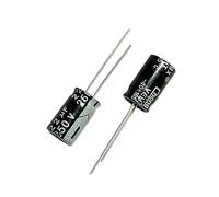 Accessori elettronici 10pcs 250V22uf 10x16mm Condensatore elettrolitico in alluminio 22uf250v 250v22mf 22mf250v 250v22MFD 250vdc 250wv 250v 22uf Dispositivi elettronici