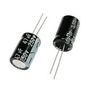 Accessori elettronici 10pcs 250V47UF 13x21mm Condensatore elettrolitico in alluminio 47uf250V 250v47mf 47mf250v 250v47MFD 250wv 250vdc 250v 47uf Dispositivi elettronici
