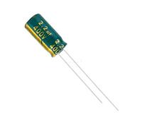Accessori elettronici 10pcs 400V2.2UF 2.2U 6.8UF 4.7UF 10UF 8 * 12 Condensatore elettrolitico in alluminio ad alta frequenza bassa ESR/impedenza Dispositivi elettronici (Size : 400V 4.7UF)