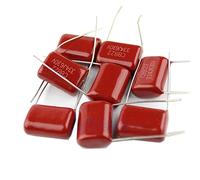 Accessori elettronici 10pcs 63V 100V 250V 400V 450V 630V 2000V 101 104 125 221 222 223 224 225 332 333 334 473J CBB Condensatore film in polipropilene Dispositivi elettronici (Size : 400V155J-P20)