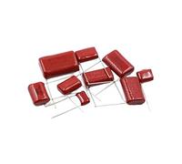 Accessori elettronici 10PCS 63V 100V 250V 400V 450V 630V 2000V CBB Condensatore film in polipropilene 101 103 104 105 125J 221 222 223 224 225 332 333 334 Dispositivi elettronici (Size : 100V105J P5