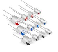 Accessori elettronici 10Pcs Condensatore Solido Scheda Madre 2.5V 3V 6.3V 7.5V 10V 16V 20V 25V 35V 50V 100UF 270UF 470UF Dispositivi elettronici (Size : 16V560UF 8x11)