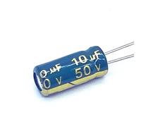 Accessori elettronici 110 pz/lotto 50 V 10 UF Alluminio Condensatore elettrolitico Formato 4 * 7 10 UF 20% KHzIgRdY