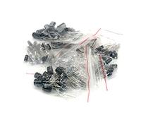 Accessori elettronici 12values10pcs 120pcs 0.22UF-470UF Kit condensatore elettrolitico in alluminio 50v0.22uf 50v0.47uf 50v1uf 50v2.2uf 50v4.7uf 50v10uf ecc.
