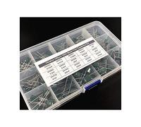 Accessori elettronici 15Value 150pcs Kit condensatore 100V 2A331J a 2A474J Condensatore a film di poliestere Kit assortito con scatola di immagazzinaggio Dispositivi elettronici