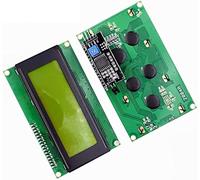 Accessori elettronici 1PCS LCD2004 + I2C 2004 20x4 2004A Schermo Blu Carattere LCD/w IIC/I2C Modulo Adattatore di Interfaccia Seriale for Modulo Dispositivi elettronici (Size : Iic Lcd2004 Green)