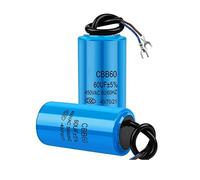 Accessori elettronici 2 Pz CBB60 450 V avviatore elettronico Condensatore di Marcia Serie Condensatori di Avviamento Pompa Acqua Avviare avviatore elettronico Run 450VAC 3uF-80uF Dispositivi elettroni
