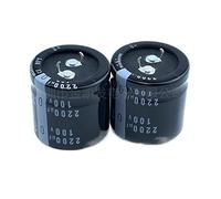 Accessori elettronici 2 Pz/lotto 2200uF100V 100V2200uF 22x35/40/45/50 25x30/35/40/45/50 30x30 Snap-in PSU Condensatore Dispositivi elettronici (Size : 100V2200uF 22x50)