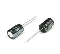 Accessori elettronici 20pcs 400V6.8UF 8x12 Condensatore elettrolitico in alluminio 10x13mm 400v 6.8uf Alta frequenza Bassa ESR 400v6.8mf 6.8mf400v 6.8MFD 400vdc Dispositivi elettronici (Size : 400v 6