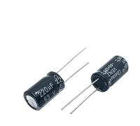 Accessori elettronici 20pcs 63v220UF 10x16mm condensatori elettrolitici in alluminio 220uf63v 10X17mm ad alta frequenza e bassa resistenza 63v 220uf 63wv 63vdc Dispositivi elettronici (Size : HF63v22