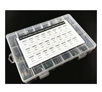 Accessori elettronici 24Value 660pcs kit condensatore 100V 2A221J 2A474J condensatore film di poliestere kit assortito con scatola di immagazzinaggio Dispositivi elettronici