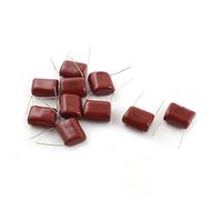 Accessori elettronici 250V 255PF Efficacia affidabile del cavo radiale 2.5F in primo piano Condensatore a film di poliestere metallizzato rettangolare con montaggio su foro passante 10 pezzi