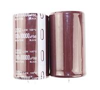 Accessori elettronici 25V 35V 50V 63V 100V 200V 220V 250V 400V 450V Condensatore elettrolitico in alluminio 100UF 220UF 1000UF 6800UF 10000UF 15000UF 47000UF Dispositivi elettronici (Size : 63V5600UF