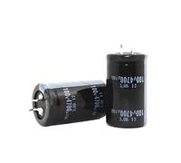 Accessori elettronici 2pcs 100V4700UF Condensatore elettrolitico Condensatore elettrolitico in alluminio 4700uf 100v 35 * 50MM