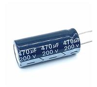 Accessori elettronici 2pcs 200v 470UF 200v 470UF Condensatore elettrolitico in alluminio Dimensioni 18 * 40 Dispositivi elettronici