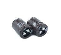 Accessori elettronici 2Pcs 270uF 200V 270uF 250V 200v270uF 250V270UF 22x25 22x30 25x20 30x20 Condensatore PSU scatto Dispositivi elettronici (Size : 250V270uF 22x25 2Pcs)