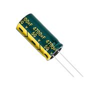 Accessori elettronici 2pcs 50V4700UF 50V 4700UF 18 * 35MM Condensatore elettrolitico in alluminio ad alta frequenza bassa ESR/impedenza Dispositivi elettronici