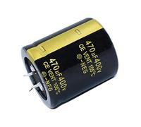 Accessori elettronici 2pcs condensatore elettrolitico audio 400V470UF 35 * 40 30 * 50 for amplificatore audio HiFi altoparlante ad alta frequenza basso ESR Dispositivi elettronici (Size : 35x40)