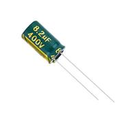 Accessori elettronici 30PCS 400V3.3UF 8 * 12mm 400V 3.3UF 8 * 12 Condensatore elettrolitico in alluminio 3300NF 20% Dispositivi elettronici