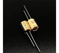 Accessori elettronici 30pcs 50V10uF 8x11mm arancione 50V10uF condensatore audio s condensatore elettrolitico in alluminio