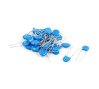 Accessori elettronici 30pcs AC In primo piano 2000V 2200pF Attraverso l'efficacia affidabile Foro radiale Condensatori a dischi ceramici DIP ad alta tensione Blu