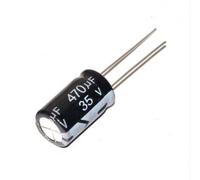 Accessori elettronici 4.7UF 6.8UF 10UF 15UF 33UF 47UF 220UF 330UF 470UF 450V 400V 250V 100V 50V 35V 25V 10V 10 * 13MM Condensatore elettrolitico in alluminio Dispositivi elettronici (Size : 10UF 450V
