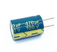 Accessori elettronici 4 pz 100 v 470 UF Bassa ESR/Impedenza Ad Alta Frequenza Condensatore Elettrolitico In Alluminio Dimensioni 16X25 470 UF Dispositivi elettronici
