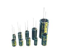 Accessori elettronici 5 pezzi 47UF 100UF 220UF 330UF 470UF 680UF 1000UF 1500UF 2200UF 10V 16V 25V 50V-450V Condensatore in alluminio ad alta frequenza bassa ESR Dispositivi elettronici (Size : 100V47
