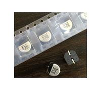 Accessori elettronici 50pcs 100uF 6.3V serie FK 6.3x5.8mm basso ESR 6.3V100uF tipo di chip condensatore elettrolitico in alluminio SMD Dispositivi elettronici