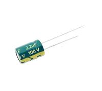 Accessori elettronici 50pcs 100V2.2UF 100V 2.2U 5 * 11 Condensatore elettrolitico in alluminio ad alta frequenza bassa ESR/impedenza 100V 2.2UF 5 * 11MM Dispositivi elettronici