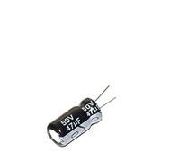 Accessori elettronici 50pcs 50V47uf 6x7mm 6x12mm Condensatore elettrolitico in alluminio 47uf 50v ad alta frequenza e bassa resistenza 50v 47uf 50wv 50vdc 47mf Dispositivi elettronici (Size : Low 50v