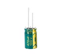 Accessori elettronici 5pcs 100V470UF 100V 470UF 16 * 25 Condensatore elettrolitico in alluminio ad alta frequenza a bassa ESR/impedenza 100V 470UF 16 * 25MM Dispositivi elettronici
