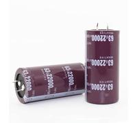 Accessori elettronici 5PCS-12PCS 63V22000UF Condensatori elettrolitici ad alta frequenza 22000UF 63V 35 * 50MM 35 * 60MM Dispositivi elettronici (Size : 10PCS)