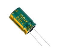 Accessori elettronici 5pcs 250V100UF 16 * 26MM Condensatore elettrolitico in alluminio ad alta frequenza bassa ESR/impedenza 250V 100UF 16 * 26MM Dispositivi elettronici