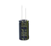 Accessori elettronici 5pcs 250V220UF 250V 220UF 18 * 35 Condensatore elettrolitico in alluminio ad alta frequenza bassa ESR/impedenza Dispositivi elettronici