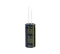 Accessori elettronici 5pcs 250V330UF 250V 330UF 18 * 35 Condensatore elettrolitico in alluminio ad alta frequenza bassa ESR/impedenza 250V 330UF 18 * 35MM Dispositivi elettronici