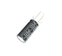 Accessori elettronici 5pcs 450V120uf Volume 18x35mm Condensatore elettrolitico in alluminio 120uf450v 450v 120mfd 450v120mf 120mf450v 120MFD450v 450Volt 450wv Dispositivi elettronici