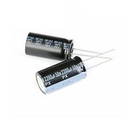 Accessori elettronici 5pcs 50V 2200UF 16 * 25mm Condensatore elettrolitico in alluminio bassa ESR 20% condensatori elettrici Dispositivi elettronici