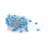 Accessori elettronici 80pcs AC 1000V 1000pF 4mm Pitch Through Hole Radial Lead DIP Disc Condensatori ceramici blu