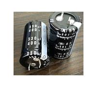 Accessori elettronici Accessori elettronici 2pcs 330uF 400VGU Series 25x40mm 400V330uF Snap-in PSU Condensatore elettrolitico in alluminio Dispositivi elettronici