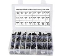 Accessori elettronici Accessori elettronici Kit condensatore 500 Pz/lotto DIY 0.1UF-1000UF 24Valori Condensatori elettrolitici in alluminio Condensatore elettrolitico misto 16-50V Kit assortiti Set
