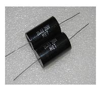 Accessori elettronici Condensatore a film a divisione di frequenza centrale assiale Met 250 V 20 uf 206j 250 V CC 2 pezzi Dispositivi elettronici