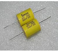 Accessori elettronici Condensatore a film a divisione di frequenza con pin assiale in rame mkt250v10uf106j 1 pz Dispositivi elettronici